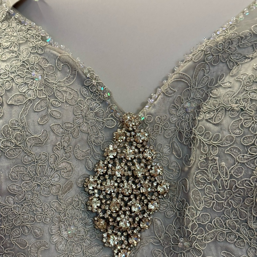 Silver Wedding Dress